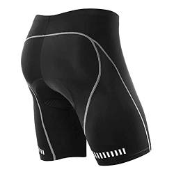 NOOYME Radlerhose Herren mit Sitzpolster 4D Fahrradhose Herren Schnelltrockende& Elastische Radhose Herren– Verbesserte Elastizität und Luftdurchlässigkeit Radlerhose Herren von NOOYME