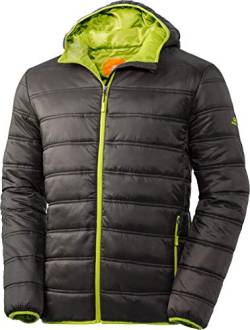 NORDCAP Herren Stepp-Jacke in Daunenoptik, Outdoorjacke, tolle Übergangs- & Winterjacke, 100% Wattierung, Anthrazit, L von NORDCAP