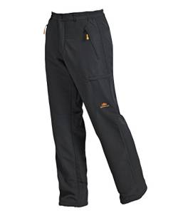 NORDCAP Herren Thermohose, Funktionelle Sporthose in Anthrazit, Wasserabweisende, atmungsaktive Wanderhose, Lange Freizeithose, Gr. 26 von NORDCAP