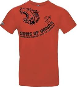 NORDGARD Sommerkollektion 2018 T-Shirt DONARSSON für SIE und IHN (XL) rot von NORDGARD