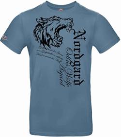 NORDGARD Viking Shirt Fenrir (stahlblau, 3XL) von NORDGARD