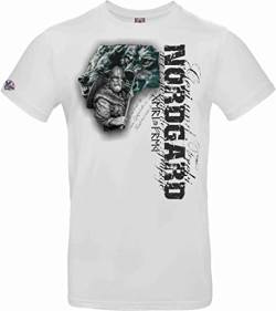 NORDGARD Viking T Shirt GERI (XXL, weiß) von NORDGARD