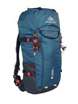NORDKAMM Trekking-Rucksack, Backpacker Rucksack, Wanderrucksack 40l - 50l, Damen-Herren (37L Short - Blue - Distance) von NORDKAMM