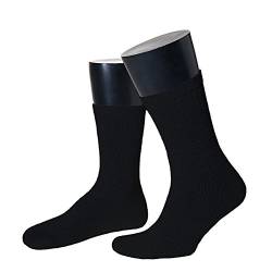 NORDPOL Sportsocke für Damen und Herren, aus Baumwolle, 1 Paar, schwarz, Made in Germany, Gr. 39-42 von NORDPOL-Strümpfe