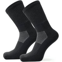 NORDSOX Wandersocken Merino Wolle für Damen und Herren (2-Paar) Klimaregulierend & gepolsterte Sohle und Ferse & weich & atmungsaktiv von NORDSOX