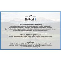 NORDSOX Wandersocken kurz - Merino Wolle für Damen & Herren (2-Paar) Klimaregulierend & gepolsterte Sohle und Färse & weich & atmungsaktiv von NORDSOX