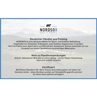 NORDSOX Wandersocken kurz - Merino Wolle für Damen & Herren (4-Paar) Klimaregulierend & gepolsterte Sohle und Färse & weich & atmungsaktiv von NORDSOX