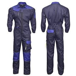 NORMAN Marineblau Herren Arbeitskleidung Latzhose Monteuranzug Overalls Mechaniker Blaumann - Marineblau, 3XL von NORMAN