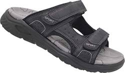 Herren Sabots Schuhe Sandalette Pantoletten Slipper Sommer Nr. 9205 (schwarz, Numeric_41) von NORN