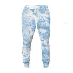 NOROZE Kinder Mädchen Tie-Dye-Jogginghose Trainingshose Sports Loungewear Fitnesshose Hose (13 Jahre, Blau) von NOROZE