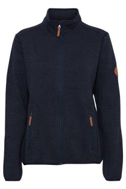 NORTH BEND NBSamana Fleecejacke atmungsaktiv modische Jacke mit Stehkragen, Größe:42, Farbe:Navy Blazer (2048) von NORTH BEND