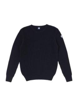 NORTH SAILS Herren Jumper in Navy Blau Wolle/Baumwolle-Mischung Rund Hals mit Kuscheligen Rippenbündchen und 3D Effekt Textur - 3XL von NORTH SAILS