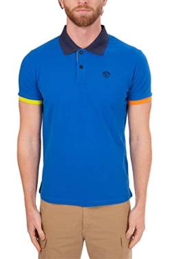 NORTH SAILS - Men's regular polo shirt with colorblock details - Size M von NORTH SAILS