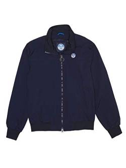 NORTH SAILS Sailor Herren Jacke in Marineblau Recyceltes Nylon mit Reißverschluss und Stehkragen - XXL von NORTH SAILS