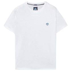 North Sails Herren T-shirt S/s W/logo T-Shirt, White, XL von NORTH SAILS