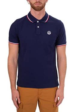 North Sails - Men's Regular Polo Shirt with Logo Collar - Size L von NORTH SAILS