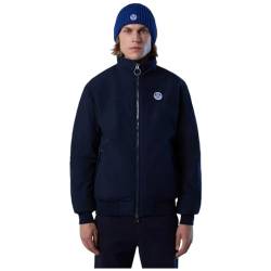 North Sails Sailor Herrenjacke aus recyceltem Nylon - Slim Fit und Befestigung mit Reißverschluss, marineblau, L von NORTH SAILS