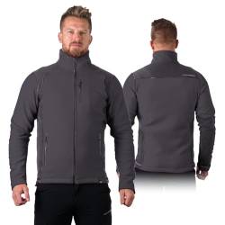 NORTHFINDER Fleece Pullover Herren Mission | Warme Fleecejacke Herren mit Einer Material verwendeten Antipilling- Technologie | Perfekt geeignet als Arbeitspullover Herren (Darkgrey 4XL) von NORTHFINDER