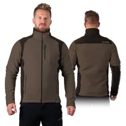 NORTHFINDER Fleece Pullover Herren Mission | Warme Fleecejacke Herren mit Einer Material verwendeten Antipilling- Technologie | Perfekt geeignet als Arbeitspullover Herren (Tarmac XL) von NORTHFINDER