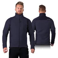 NORTHFINDER Fleece Pullover Herren Mission | Warme Fleecejacke Herren mit Einer Material verwendeten Antipilling- Technologie | Perfekt geeignet als Arbeitspullover Herren (bluenights S) von NORTHFINDER