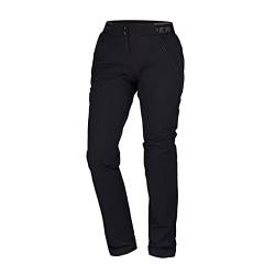 NORTHFINDER Outdoor Hosen für Damen Jimena | Stretch Wanderhose Damen mit eine elastische Taille mit Gürtelschlaufen | Leichte Trekkinghose Damen für Outdoor-Aktivitäten | Schwarz - L von NORTHFINDER