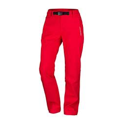 NORTHFINDER Outdoor Hosen für Damen Lyric | Einfache Wanderhose Damen aus 3-lagiger Softshell mit wasserabweisender Oberfläche | Trekkinghose Damen mit Ausgezeichneter Atmungsaktivität | Rot M von NORTHFINDER