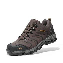 NORTIV 8 Herren Wanderschuhe Trekkingschuhe Outdoorschuhe Wasserdicht Hiking Shoes Kletterschuhe Bergsteigen Klettern Wandern Schuhe BRAUN/SCHWARZ/BRAUN 160448_Low-E Größe 43 (EUR) von NORTIV 8