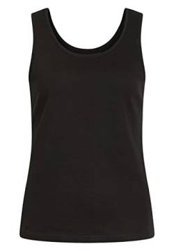 NORVIG Damen Norvig Ladies Tank Top, Rib Cotton, Black Undershirt, Schwarz, XL EU von NORVIG