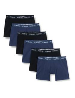 NORVIG Men's 6-Pack Mens Tights Boxer Shorts, Multicolor, S von NORVIG