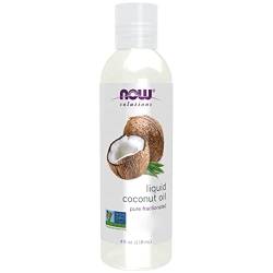 Now Foods, Liquid Coconut Oil (flüssiges Kokosöl), vegan, 120ml, Laborgeprüft, hohe Konzentration, Aromatherapie, Sojafrei von NOW