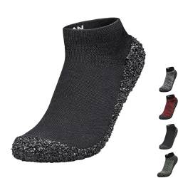 Willfeet Sockenschuhe, Barfuß-Socken, minimalistisch, kein Fallenlassen, leichte rutschfeste Sockenschuhe, Schwarz , 37 EU von NOZEM