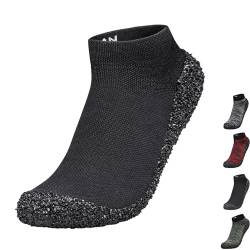 Willfeet Sockenschuhe, Barfuß-Socken, minimalistisch, kein Fallenlassen, leichte rutschfeste Sockenschuhe, Schwarz , 39 von NOZEM