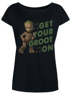 Guardians of The Galaxy Get Your Groot On Loose Shirt Female schwarz, Größe:M von NP Nastrovje Potsdam