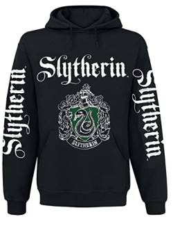 Harry Potter Slytherin Glow In The Dark Hooded Sweater Male schwarz, Größe:XL von NP Nastrovje Potsdam