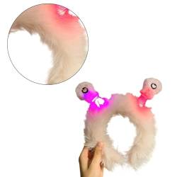 Leuchtendes Licht Hairhoop Cartoon Plüsch Haarband Lustige Tentakel Haarband Schöner Kopfschmuck Frauen Gesicht Waschen Stirnband Cartoon Stirnband Für Party von NPYQ