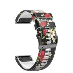 NRYCR 22 x 26 mm Smartwatch-Silikonband für Garmin Fenix 7 7X 5 5X Plus 6 6X Pro Epix 935 Uhrenarmband Schnellverschluss-Armband Correa, 26mm Fenix5X 5X Plus, Achat von NRYCR