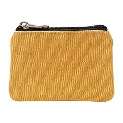 NSOT Big Wallets Colorful Cotton Canvas Change Bag Card Bag Simple Small Cloth Bag Storage Bag Large Capacity Card Holder Wallet (Yellow, One Size) von NSOT