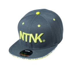NTNK C21 Snapback Cap - Unisex Mütze Sport Baseball 100% Acryl - Einheitsgröße (Dark-Gray) von NTNK - Never TRY Never KNOW