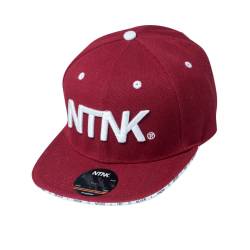NTNK C21 Snapback Cap - Unisex Mütze Sport Baseball 100% Acryl - Einheitsgröße (Red-White) von NTNK - Never TRY Never KNOW