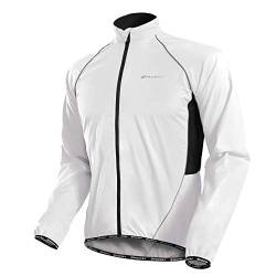 NUCKILY Herren Multifunktionelle Fahrradjacke Windjacke Radjacke Laufjacke Winddicht Wasserabweisend Atmungsaktiv Reflektierend MTB Mountainbike Jacket Anti-UV Joggen Wandern von NUCKILY