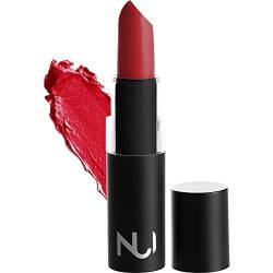 NUI Cosmetics Naturkosmetik vegan natürlich glutenfrei Make Up - Natural Lipstick AROHA Lippenstift mit strahlened hellem Rot Farbton von NUI Cosmetics
