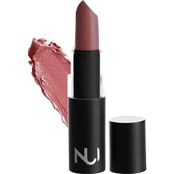 NUI Cosmetics Naturkosmetik vegan natürlich glutenfrei Make Up- Natural Lipstick KURA Lippenstift mit braunem Rosenholz Farbton von NUI Cosmetics