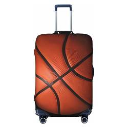 NUJAKE Basketball-Koffer-Abdeckung, langlebig, Reisegepäck-Abdeckung, Schutz für 45,7-81,3 cm, Schwarz , M von NUJAKE