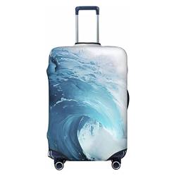 NUJAKE Ocean Koffer-Abdeckung, langlebig, für Reisegepäck-Abdeckung, Schutz für 45,7 - 81,3 cm, Schwarz , S von NUJAKE