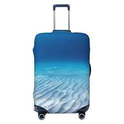 NUJAKE Ocean Koffer-Abdeckung, langlebig, für Reisegepäck-Abdeckung, Schutz für 45,7 - 81,3 cm, Schwarz , XL von NUJAKE