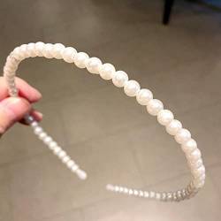 Neue Frauen Vollperlen Haarbänder Elegant Sweet Stirnband Einfache Haarreifen Kopfband Koreanische Handarbeit Hochzeit Haarschmuck Geschenk von NUKAF