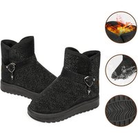 NULSTA Winterboots (Wasserdicht Warm Plush Gefütterte Schneestiefel Stiefeletten, Damen Winterschuhe Winterstiefel Snowboots) Winter Outdoors Rutschfeste Stiefel Snowboots von NULSTA