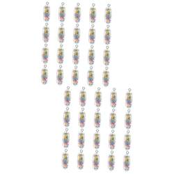 NUOBESTY 40 Stk Zubehör für Handyhüllen Muschel Handyhülle dekorative Materialien Ohrringe Schlüsselanhänger schöne Armbandanhänger Schmuck Handwerk Anhänger Böhmen Kapsel Dekorationen von NUOBESTY