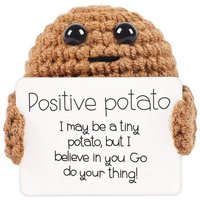 NUODWELL Minipuppe Plüsch Figuren Positive Kreative Strickwolle Kartoffel Puppe Geschenke von NUODWELL