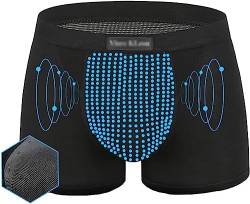 3er-Pack Herren-Magnettherapie-Unterwäsche zur Verbesserung der Prostatagesundheit (XL,Schwarz) von NURCIX